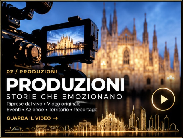 Produzioni — Storie che emozionano. Riprese dal vivo